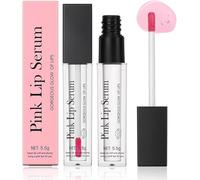 Pink Lip Serum 2 Pack,Multi-function Plump It,Lip Gloss Sets for Women Long-Lasting Glossy Shine,Color Changing Lip Gloss,Plumps Lips,Hydrating Plump It Lip Plumper Gift for Girls and Women