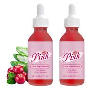 Pink Lip Serum for Dry and Dark Lips,Bright lip color, deep hydration,Nourishing and moisturizing with Alpha Arbutin & Aloe Vera. (2Piece)