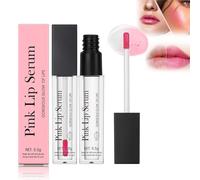 Pink Lip Serum, Pink Lip Serum Plumper, Color Changing Lip Oil, Long Lasting Enhances Makeup, Hydrating Plumping Gloss Lip Stain, Tinted Lip Balm, Moisturizing Repair Lip Gloss (2PCS, 5.5G)