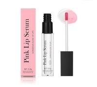 Pink Lip Serum, Pink Lip Serum Plumper, Color Changing Lip Oil, Long Lasting Enhances Makeup, Hydrating Plumping Gloss Lip Stain, Tinted Lip Balm, Moisturizing Repair Lip Gloss (1PC, 5.5G)
