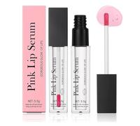 Pink Lip Serum Plumper, Color Changing Lip Gloss, Pink Lip Serum Plump Gorgeous Glow of Lips, Pink Lip Serum Plumping, Moisturizing Repair Lip Gloss, Tinted Lip Balm, Hydrating Lip Stain (1PC, 5.5g)