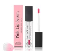 Pink Lip Serum Plumper, Colour Changing Lip Gloss, Pink Lip Serum, Hydrating Pink Lip Plumper, Effective Nourishing & Protect Lips, Hydrating Lip Stain for Women, Charming Pink Gloss (1 x Pink, 1