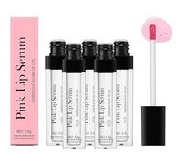 Pink Lip Serum Plumper, Pink Lip Serum Booster, Hydrating Lip Glow Oil, Nourishing Glossy Long Lasting Moisturising Transparent Plumping LipSerum, Moisturizing Repair Lip Gloss (5PC)