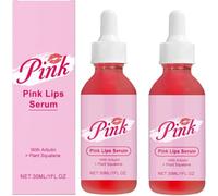 Pink Lip Serums for Dry and Dark,Deep Hydration, Conditioning LipSerum Moisturizer Help Fade Lips Discoloration with Alpha Arbutin & Aloe Vera