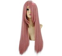 Pink Long Straight Cosplay Wig Kurokos Basketball Momoi Satsuki Cosplay Wig (Disposable)