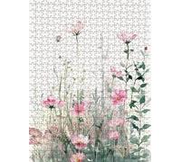 Pink Lotus Flowers Jigsaw Puzzle 6000 Piece, Puzzles for Adults 6000, The Impossible Challenge, Jigsaw Puzzle Games Classic Educational, Wooden Puzzles, for Home Wall Decoration Gift FNKL1-312