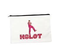 Pink Love Flares Tour Pattern Band Harry One 1D Styles Direction Cosmetic Bag Makeup Pencil Case Custom Name Travel Organiser Purse Wallet School Bag Mini Canvas Toiletry Bags Luggage