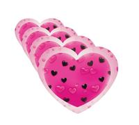 Pink Love Heart Car Air Freshener Cards for Women Men 4 Pack Cute Car Accessories Long Lasting Scent Car Diffuser Hanging Auto Aromatherapy Tablets Car Fresheners Gifts