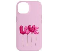 Pink "Love" Word Balloon Letters Case for iPhone 14