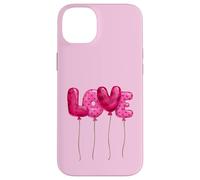 Pink "Love" Word Balloon Letters Case for iPhone 14 Plus