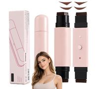 Pink Magnetic Winged Eyeliner Pen Set with Fine Brush & Stamp - Long Lasting Waterproof Smudge Proof Liquid Liner for Easy Precise Symmetrical Winged Eye Makeup Application