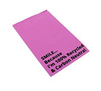 Pink Mailing Bags, (1000 Pack), 10 X 14 Inch Polythene Postage Plastic Postal Mail Seal Special. Self Seal Postal Bags Large Size Mail Sacks for Packing Packaging Postage Envelopes Mailers
