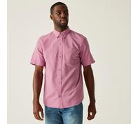Pink male M Regatta Men's Loran Short Sleeve Shirt Pink, Size: M