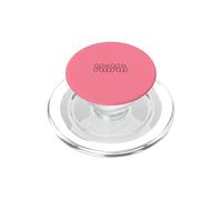 Pink - Mama Retro Bubble Letters Groovy Heart PopSockets PopGrip for MagSafe