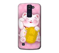 Pink Maneki Neko Lucky Cat Case Cover For LG K8