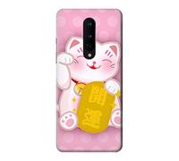 Pink Maneki Neko Lucky Cat Case Cover For OnePlus 8