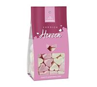 Pink Marshmallow Hearts | The Mini Gift for Your Loved Ones | Marshmallow Heart | Gift Packaging with Marshmallows | Heart Marshmallows for Decorating, Baking or Giving as a Gift