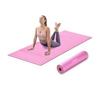 Pink Mat, Firm Support, Grounded Balance, Sweat-Resistant, Durable & Tear-Resistant, Portable, Yoga, Pilates