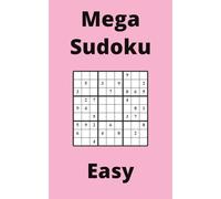 Pink Mega Sudoku Book, 9x9 Puzzles, 100 Pages, 5x8, Easy