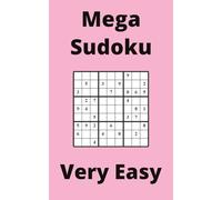 Pink Mega Sudoku Book, 9x9 Puzzles, 100 Pages, 5x8, Very Easy