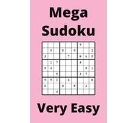 Pink Mega Sudoku Book, 9x9 Puzzles, 200 Pages, 5x8, Very Easy