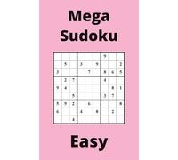 Pink Mega Sudoku Book, 9x9 Puzzles, 50 Pages, 5x8, Easy