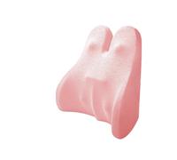 (Pink) Memory Foam Seat Chair Lumbar Back Support Cushion Pillow