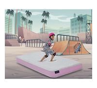 (Pink, Memory Spring Mattress) Jumpi Kids Bunkbed 3ft Single Mattress Breathable