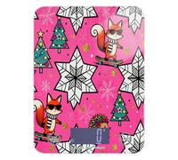 Pink Merry Christmas Fox Skiing roasting small scale for food 11lb/0.18oz, 5kg/5g portable digital scale with 4 unit for Keto Keto báscula para cocina