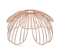 ValueLights Rose Pink Metal Flower Pendant Shade - Size: 15 x 32 x 31.5cm - Wilko