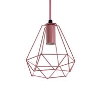 Pink Metal Wire Pendant Light | Beli