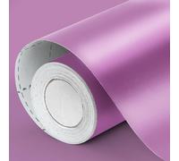 Pink Metallic Wrapping Paper, 17inch x 33ft Matte Pink Solid Color Gift Wrapping Paper Roll Perfect for Mother's Day, Valentine's Day, Birthday, Wedding, Anniversary, Christmas, Easter, DIY Making