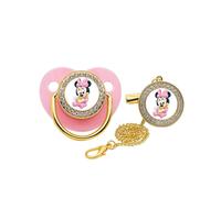 (Pink) Mickey Baby Pacifiers Beautiful Soft Silicone Durable Assorted Colors Collection Pacifiers For Kids Newborn