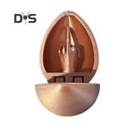 (pink) Middle Finger Easter Egg 3D Printed Rude Egg with Flipping Off Middle Finger Easter Basket Stuffer Prank Gift for Adults