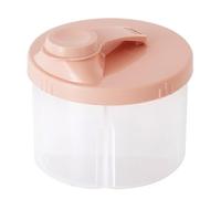 Pink Milk Powder Box, Ba-by Formula Dispenser, Milk Powder Storage Container, Ba-by M-Ilk Pow-der Storage Container,Portable Four, Large Capacity Formula Holder and Snack St-Orage
