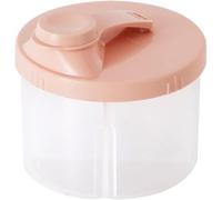 Pink Milk Powder Box,Baby Milk Powder Storage Container,Portable Four, Compartment Milk Powder Dispenser Milk Powder Dispensers