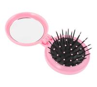 Pink Mini Inflatable Cushion Hair Brush with Handle, Abs Adorable Shape