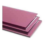 Pink Mirror 1450 Blanks Sheet Perspex Plastic Safety Mirror Plaskolite Acrylic (A4-210mm x 297mm)