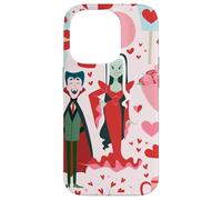 pink monster valentines vampire ghost horror undead creepy Case for iPhone 14 Pro