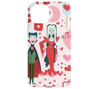 pink monster valentines vampire ghost horror undead creepy Case for iPhone 15