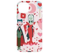 pink monster valentines vampire ghost horror undead creepy Case for iPhone 15 Plus