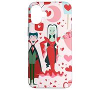 pink monster valentines vampire ghost horror undead creepy Case for iPhone 16 Plus