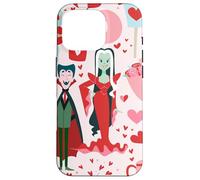 pink monster valentines vampire ghost horror undead creepy Case for iPhone 16 Pro