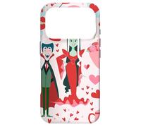 pink monster valentines vampire ghost horror undead creepy Case for iPhone 17 Pro