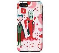 pink monster valentines vampire ghost horror undead creepy Case for iPhone SE (2020) / 7/8