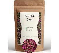 Pink Moroccan Rose Bud Tea - Edible Damask Rose Buds - Food Grade - 100 Grams / 3.5 Oz