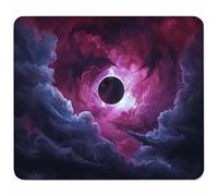 Pink Mouse Mat 250x200mm, Small Mouse Pad Landscape Waterproof Gaming Mousepad, Mini Desk Mat with Anti-Slip Base, Stitched Edges Mousepad, Keyboard, Mousemats for Desk, Gifts for Women T-9096