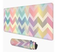 Pink Mouse Mat 600x400 mm Large Mouse Pad Stripe Office Accessories Waterproof Desk Mat with Non-Slip Base, Smooth Surface to Improve Precision and Speed, Gaming Mousepad for Home, Office 3Y-527