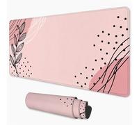 Pink Mouse Mat 700x300 mm, Large Mouse Pad Modern Waterproof & Durable Desk Mat with Non-Slip Rubber Base and Stitched Edges, XXL Gaming Mousepad for Home, Office, PC, Laptop, Room Decor 3Y-107