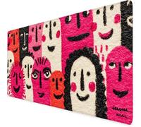 Pink Mouse Mat Abstract Gaming Mouse Pad Large XXL Desk Mat with Non-Slip Base and Stitched Edge Keyboard Pad for Gaming/Home/Office Accessories, Improved Precision and Speed (120 x 60cm) 5261-1wxl
